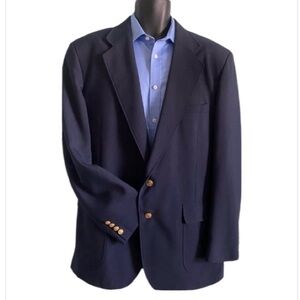 Arnold Palmer Executive Navy Sports Coat Jacket 44 Long